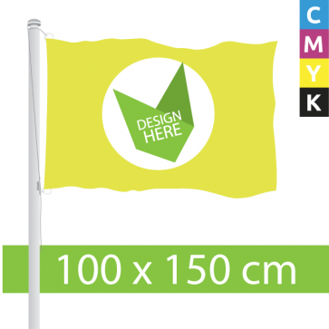 100 x 150 cm Vlaggen bedrukken - Laagste Prijs Garantie